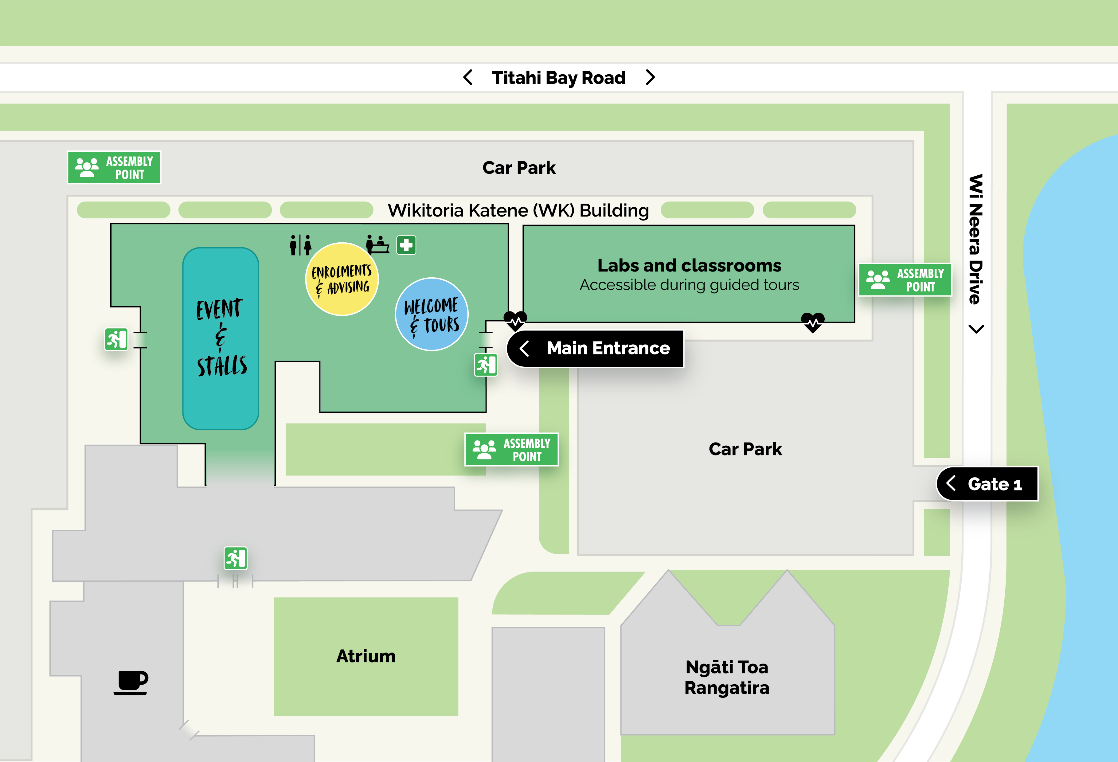 Health Open Evening Map