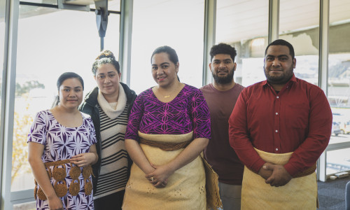 Students from Tonga Language Week at Whitireia and WelTec Nolo on the right 50