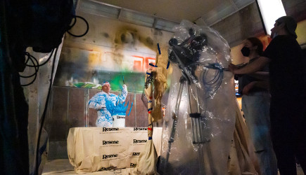 Students film Resene commercial